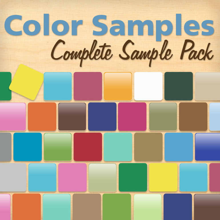 Complete Color Sample Pack Wall Decals Stickers Graphics