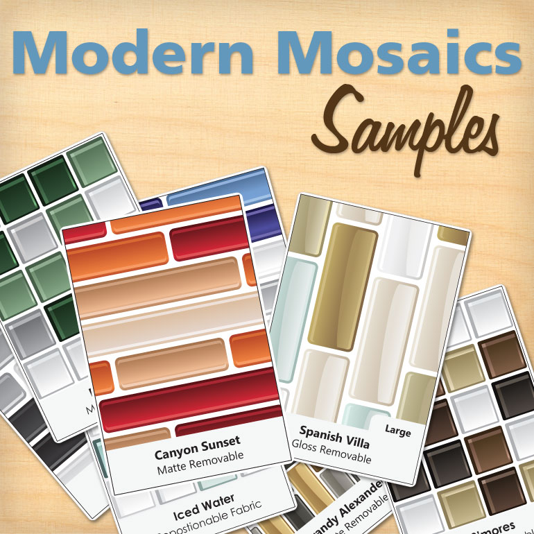 Modern Mosaics Mosaic Tile Wall Decals Samples