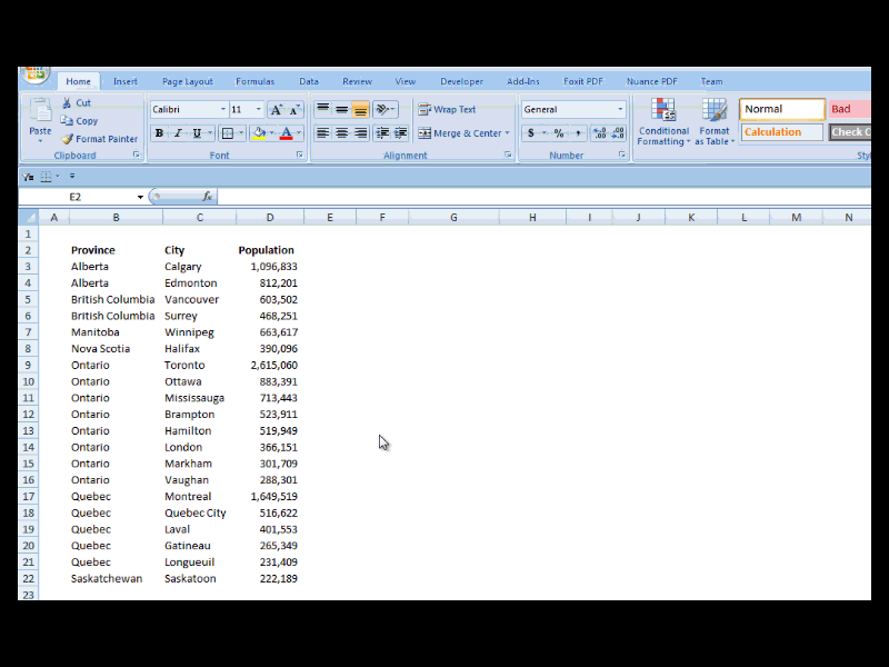 Using conditional formatting in Excel to automatically add horizontal