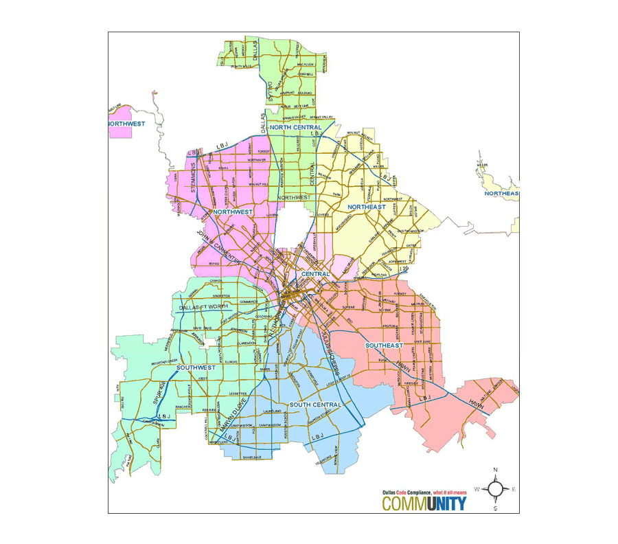 City Of Dallas Zoning Map
