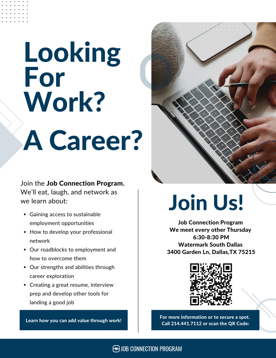 Job Connection Program Dallas Free Press