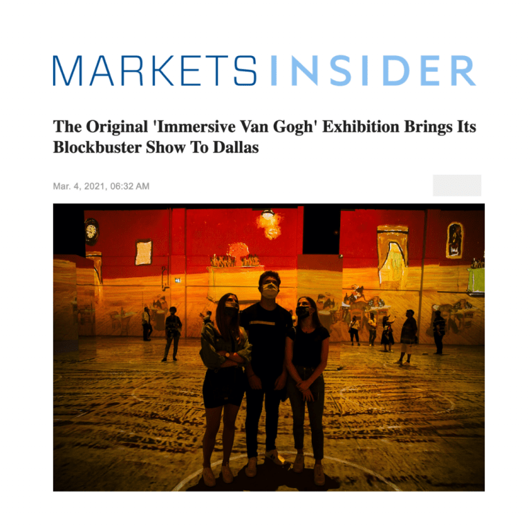 Market Insider The Original 'Immersive Van Gogh' Exhibition Brings