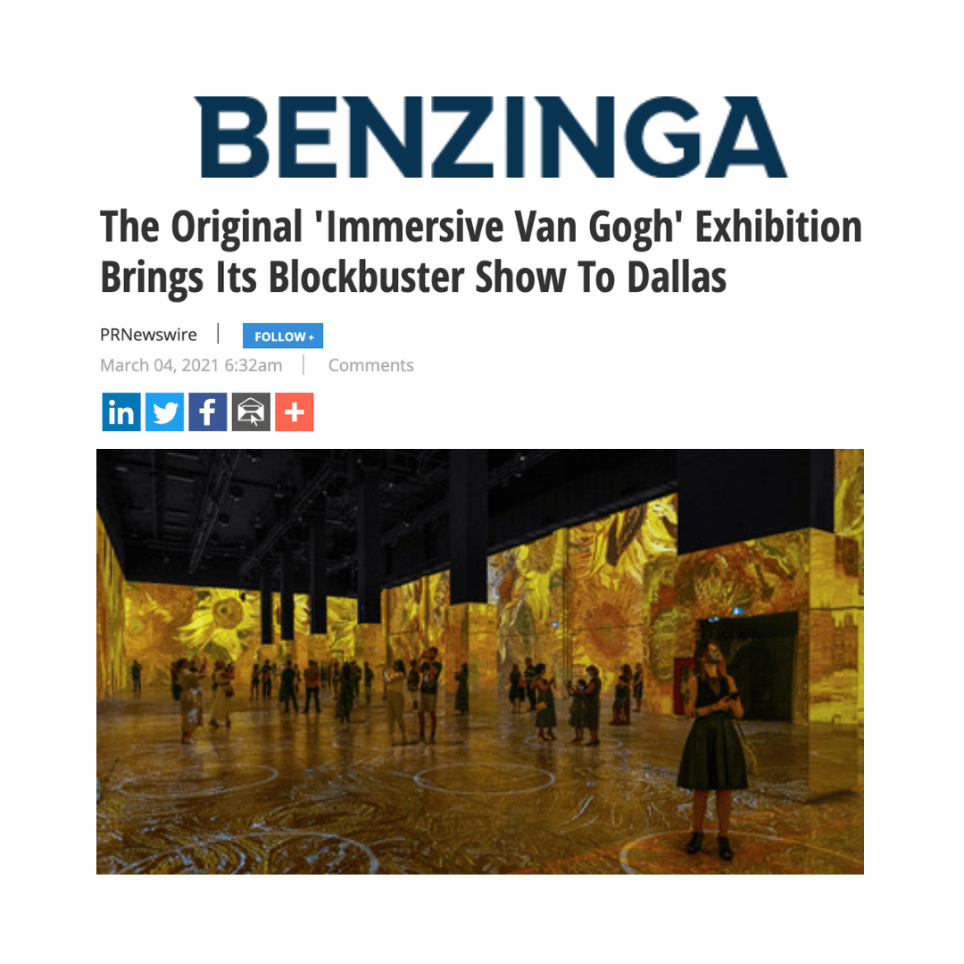 Benzinga The Original 'Immersive Van Gogh' Exhibition Brings Its
