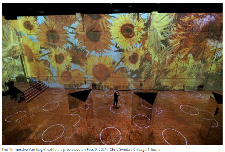 Review Trippy ‘Immersive Van Gogh’ exhibit surrounds viewers with the