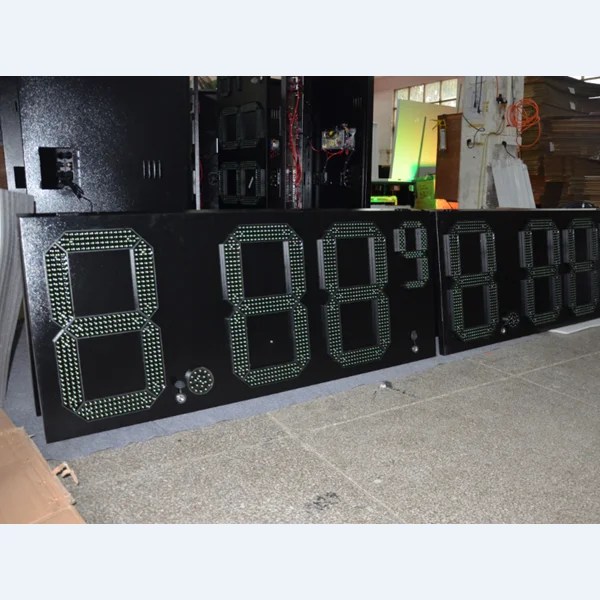 LED GAS SIGN Green 1 Side 24” Dalton Led Zone