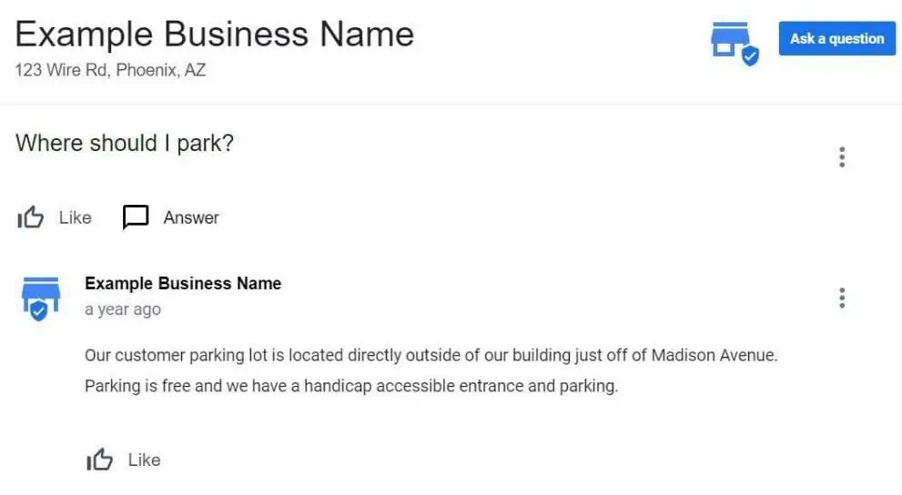 Google My Business Questions & Answers (Guide + Examples)