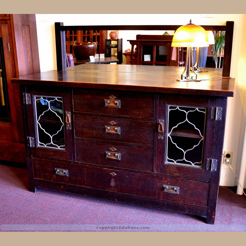 Roycroft Shops Oak Sideboard Dalton's American Decorative Arts