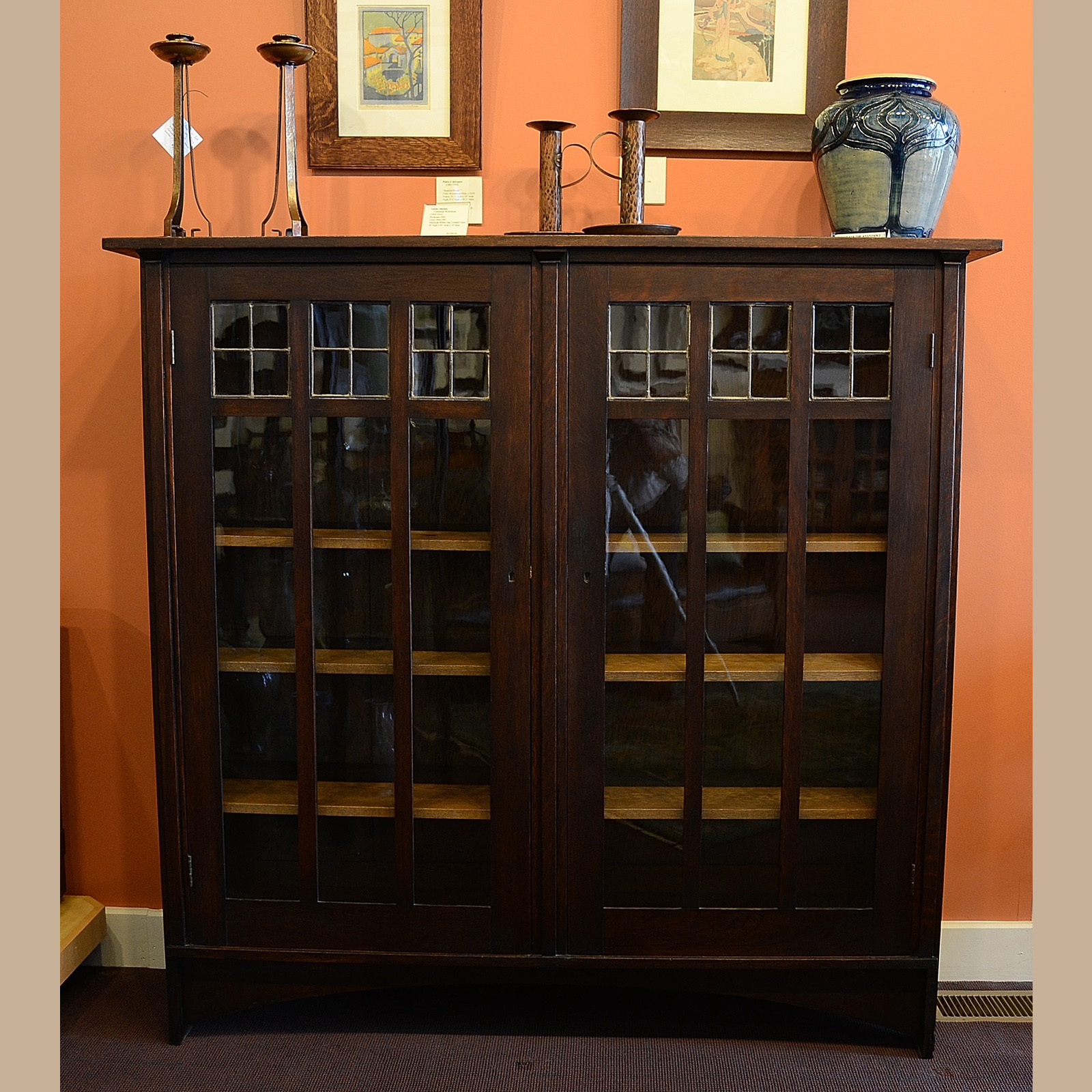 Gustav Stickley Bookcase Model 704 Dalton's American Decorative Arts