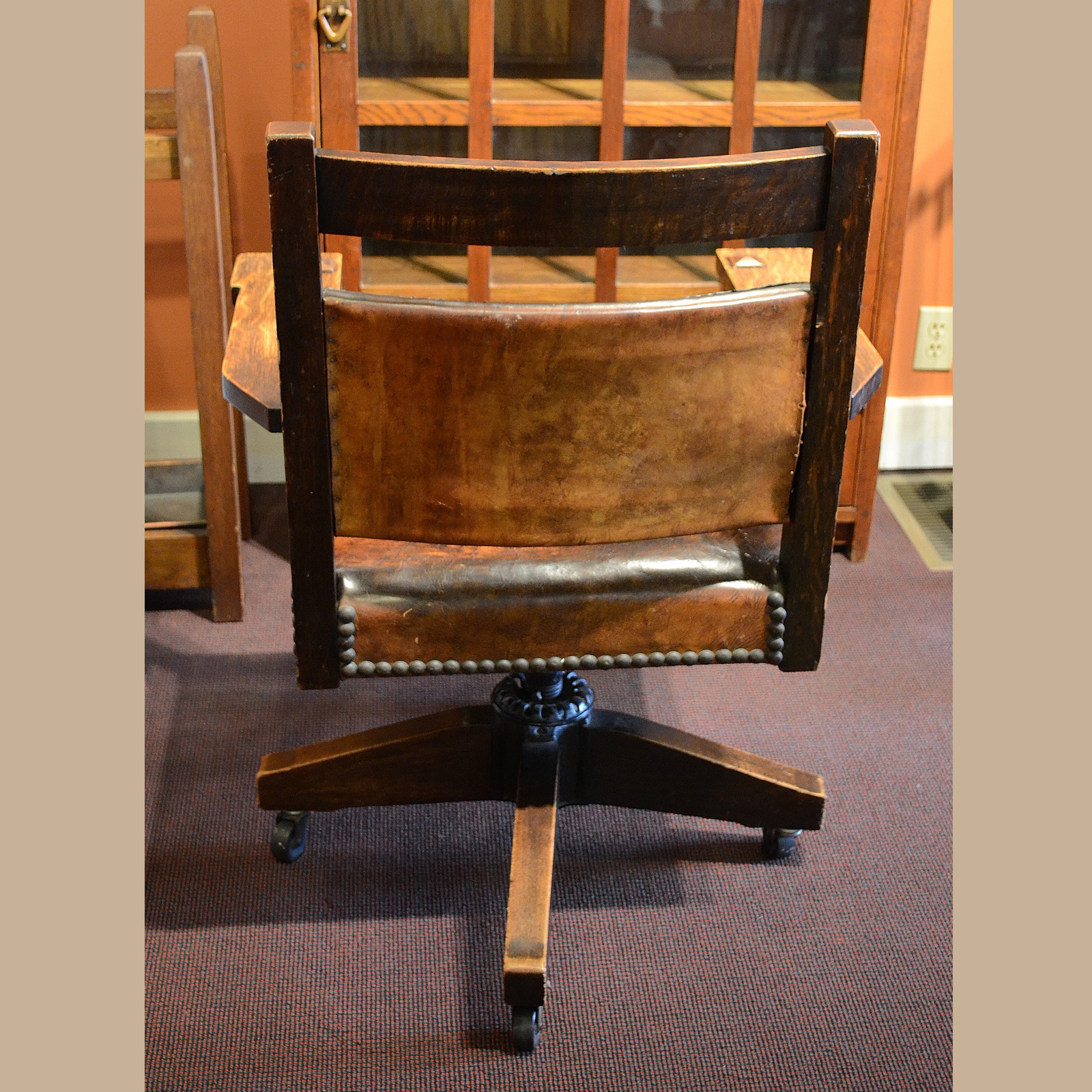 Early Gustav Stickley Office Chair Dalton's American Decorative Arts