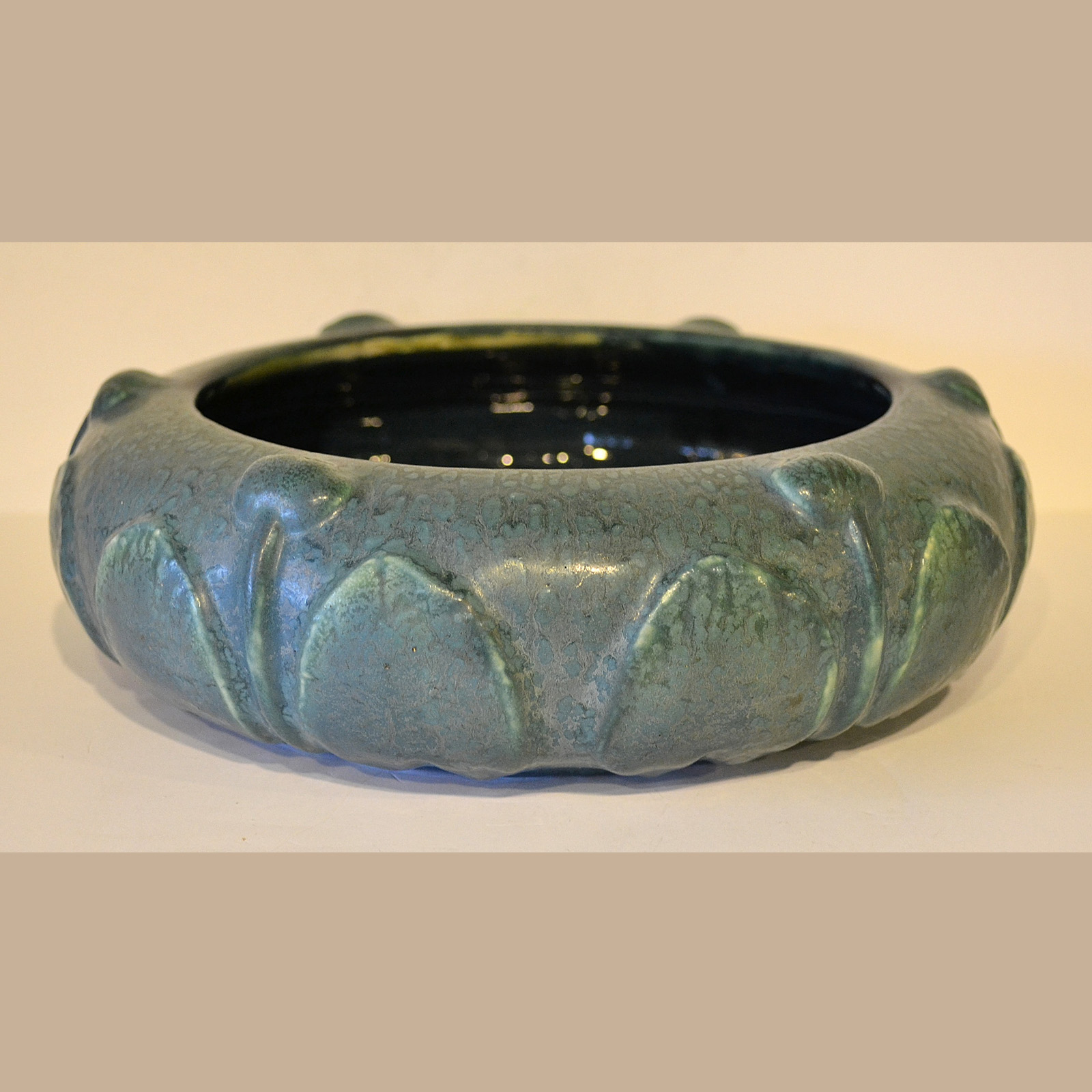 Hampshire Pottery Fern Bowl Dalton's American Decorative Arts