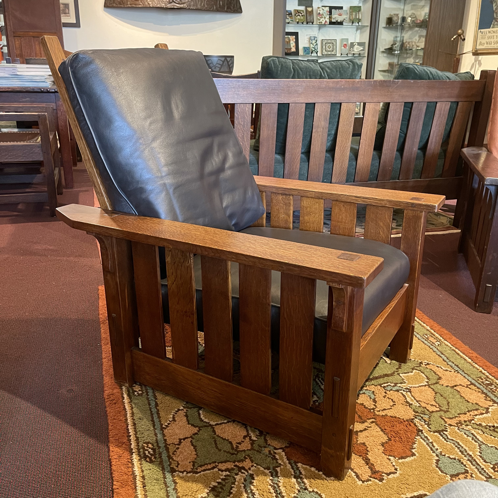 Gustav Stickley 332 Morris Chair SOLD Dalton's American Decorative Arts