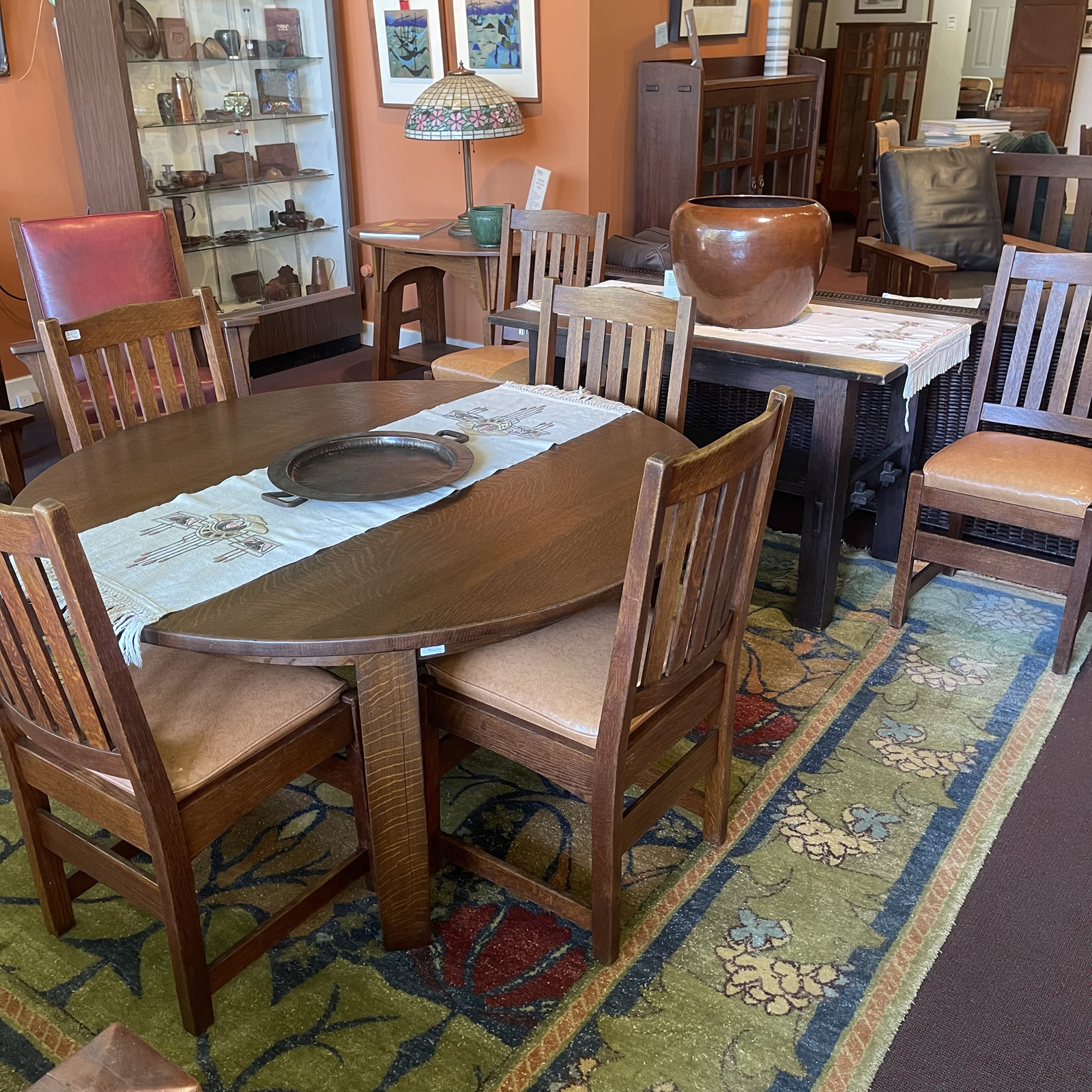 L&JG Stickley Dining Chairs, 808 SOLD Dalton's American Decorative Arts