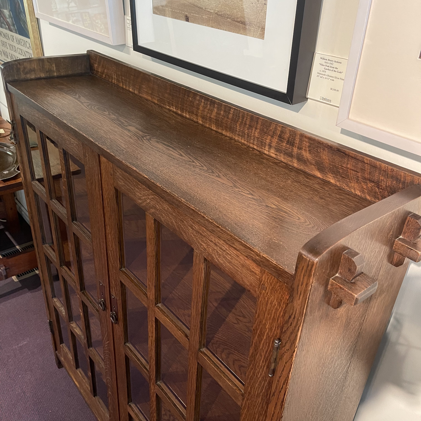 L&JG Stickley 645 Bookcase SOLD Dalton's American Decorative Arts