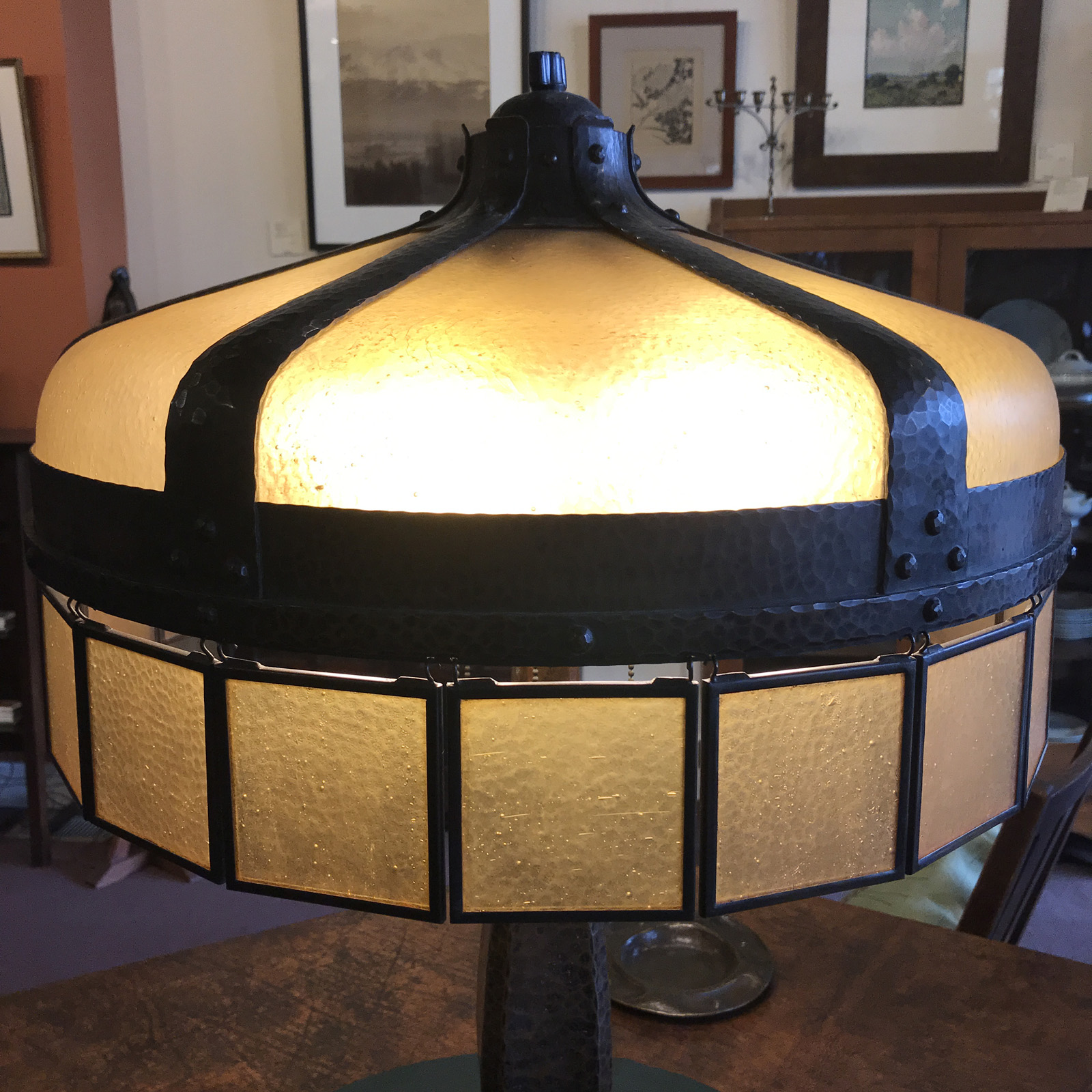 Rare Gustav Stickley Table Lamp Dalton's American Decorative Arts