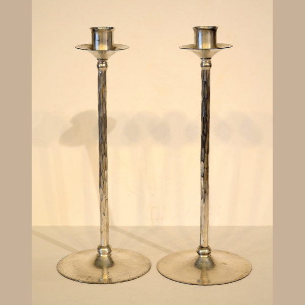 Roycroft Silver Plate Candlesticks SOLD Dalton's American Decorative Arts