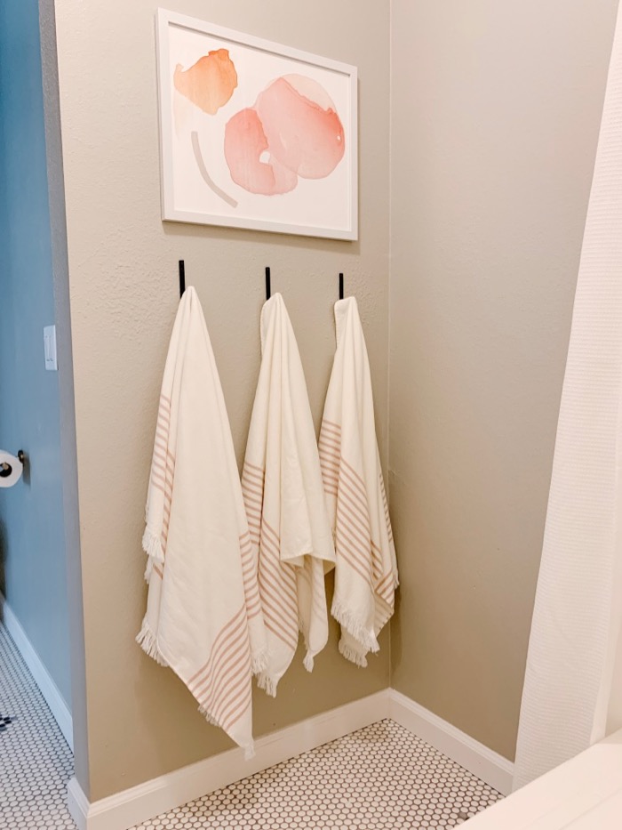 bathroom towel hooks Daly Digs
