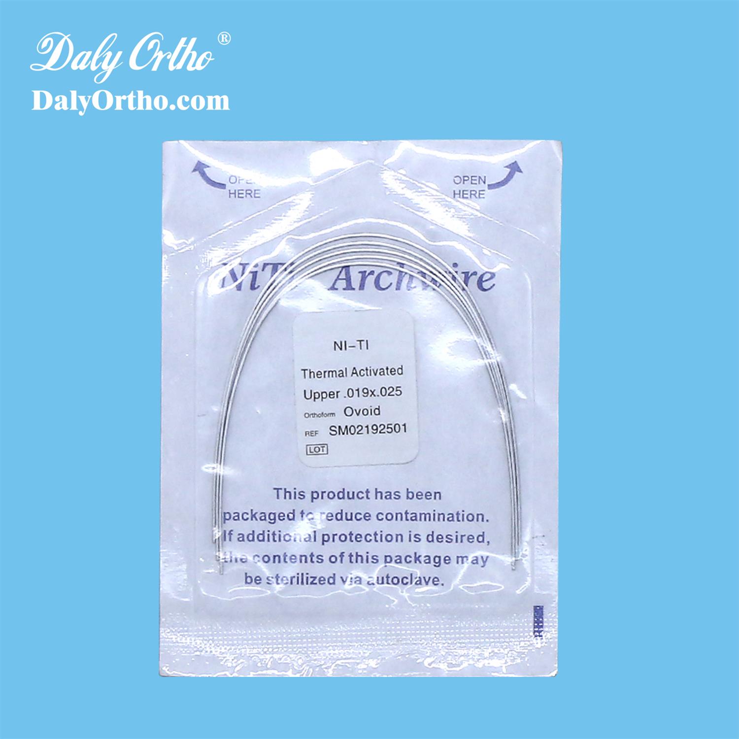 Dental Orthodontic Nitinol Teeth Archwires Thermal Activated