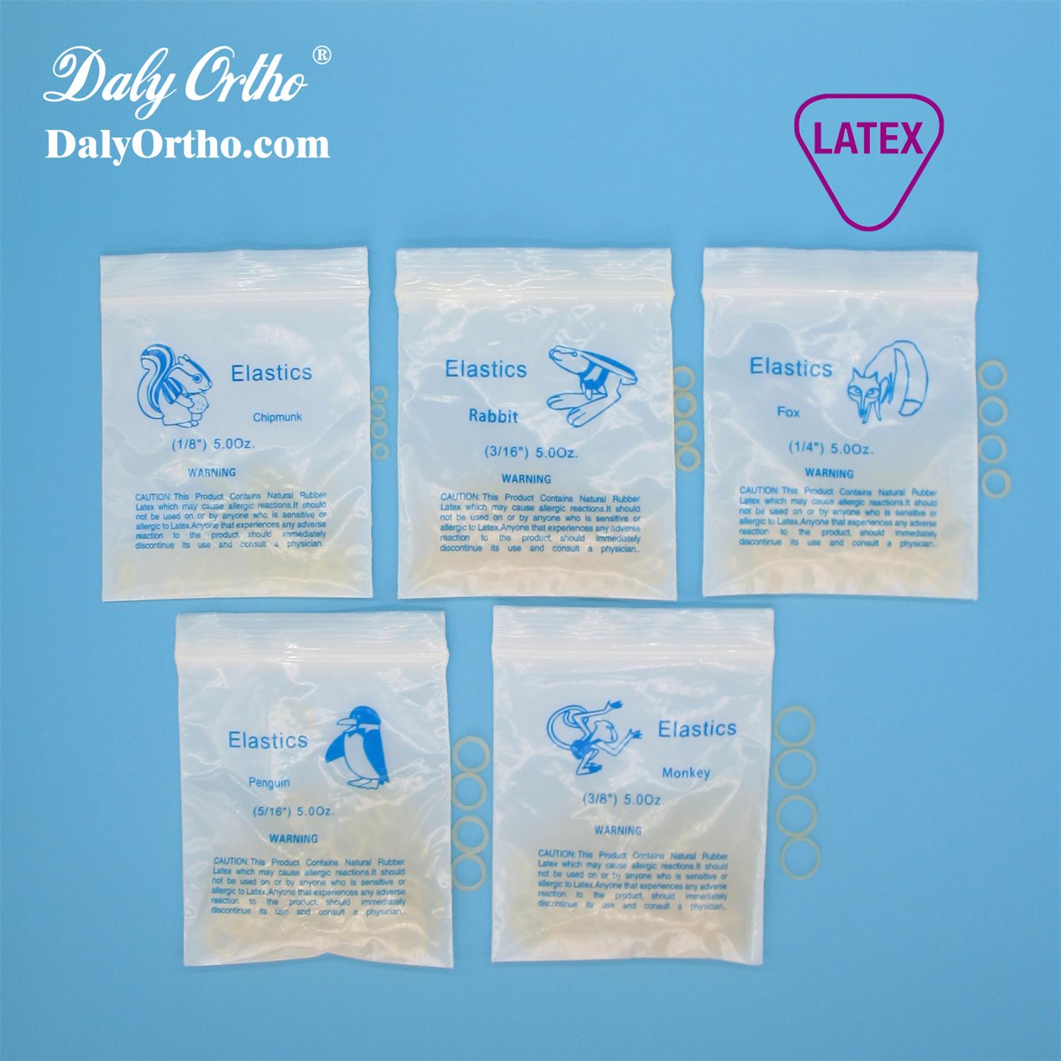 Latex Elastics Bands for Orthodontic Teeth Braces