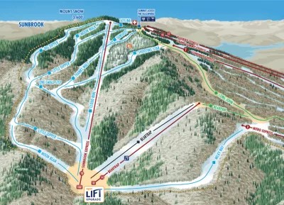 Mount Snow Piste Map Trail Map vlr.eng.br