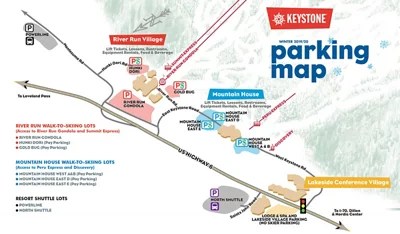 Getting Here and Parking Keystone Ski Resort