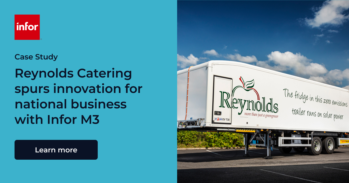 Reynolds Catering Food distribution ERP Infor