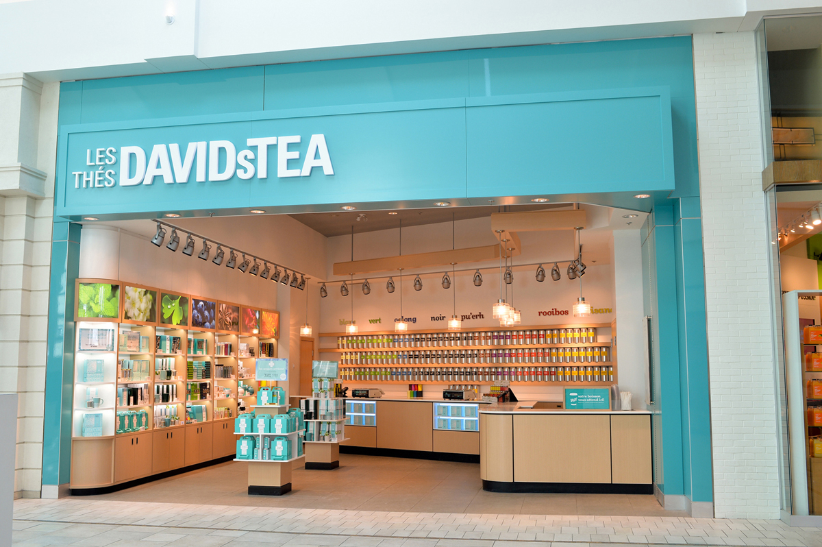 Davids Tea Dama Construction