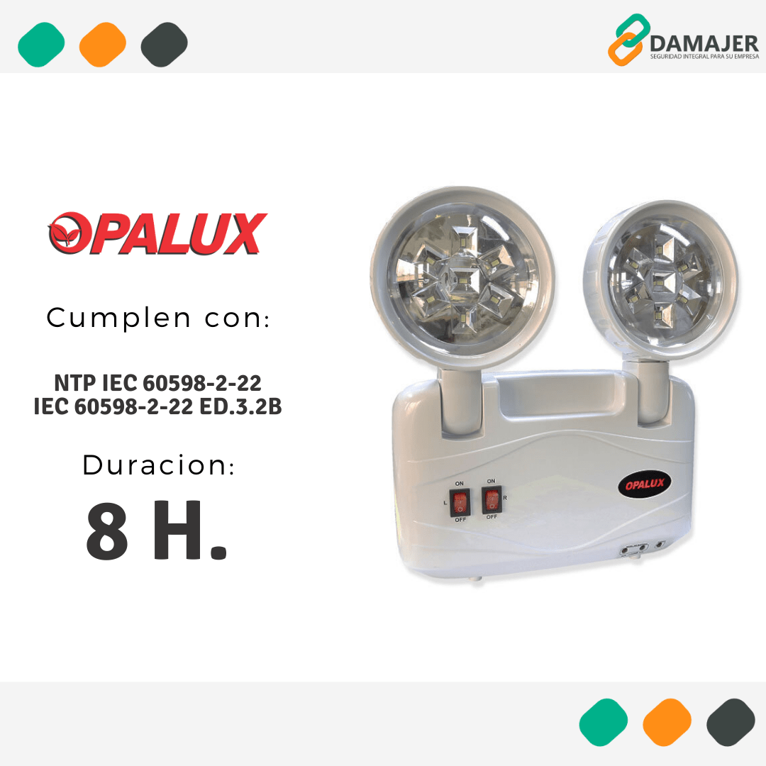 Luz de emergencia Opalux 9101.220(LED) Damajer