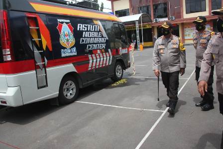 Kepala Polres Bojonegoro Launching Astuti Mobile Command Center -  Damarinfo.com