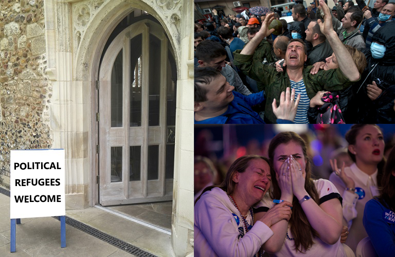 Churches offer sanctuary to political refugees after US election