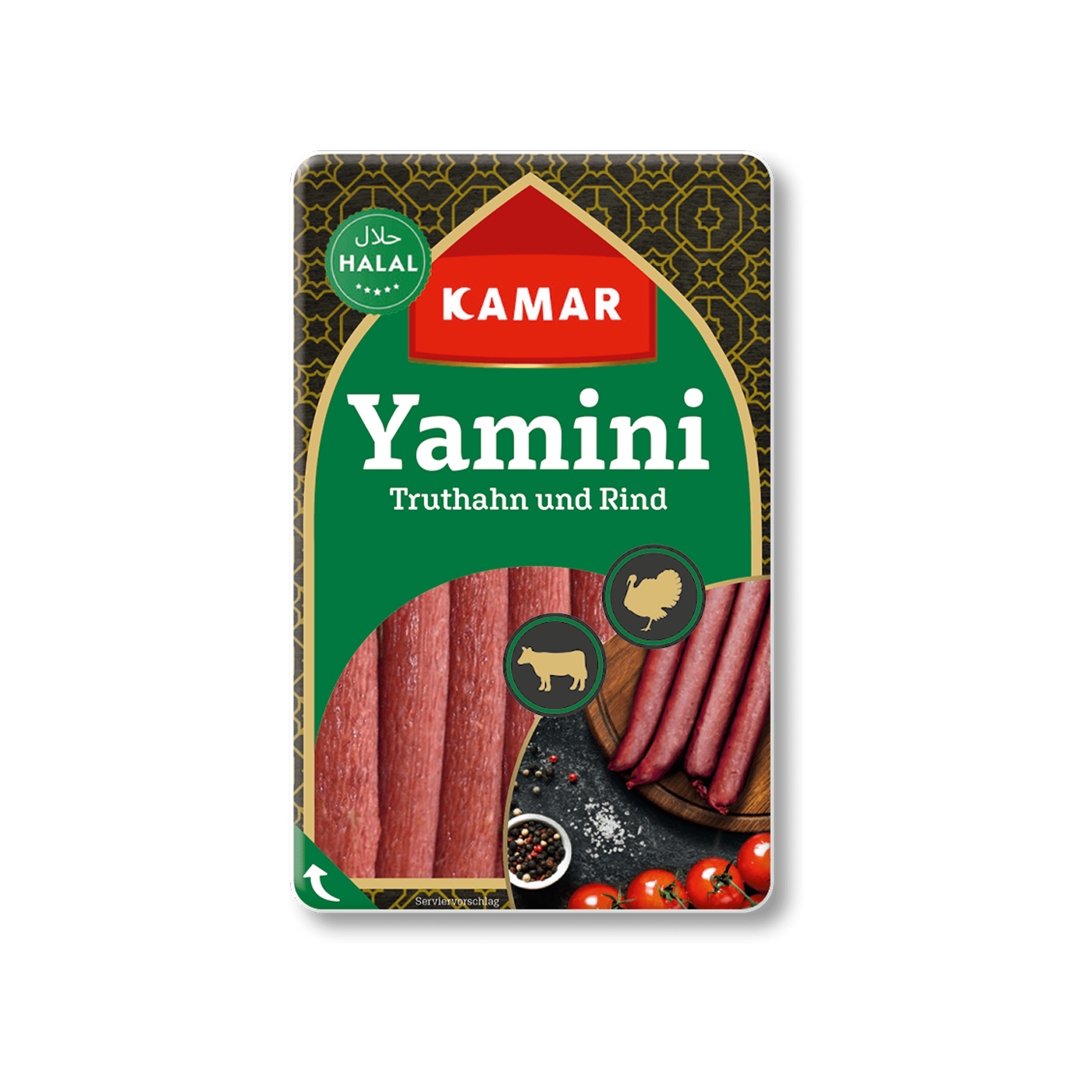 Kamar Yamini Snack Salami 15 X 175g Damasgate Wholesale