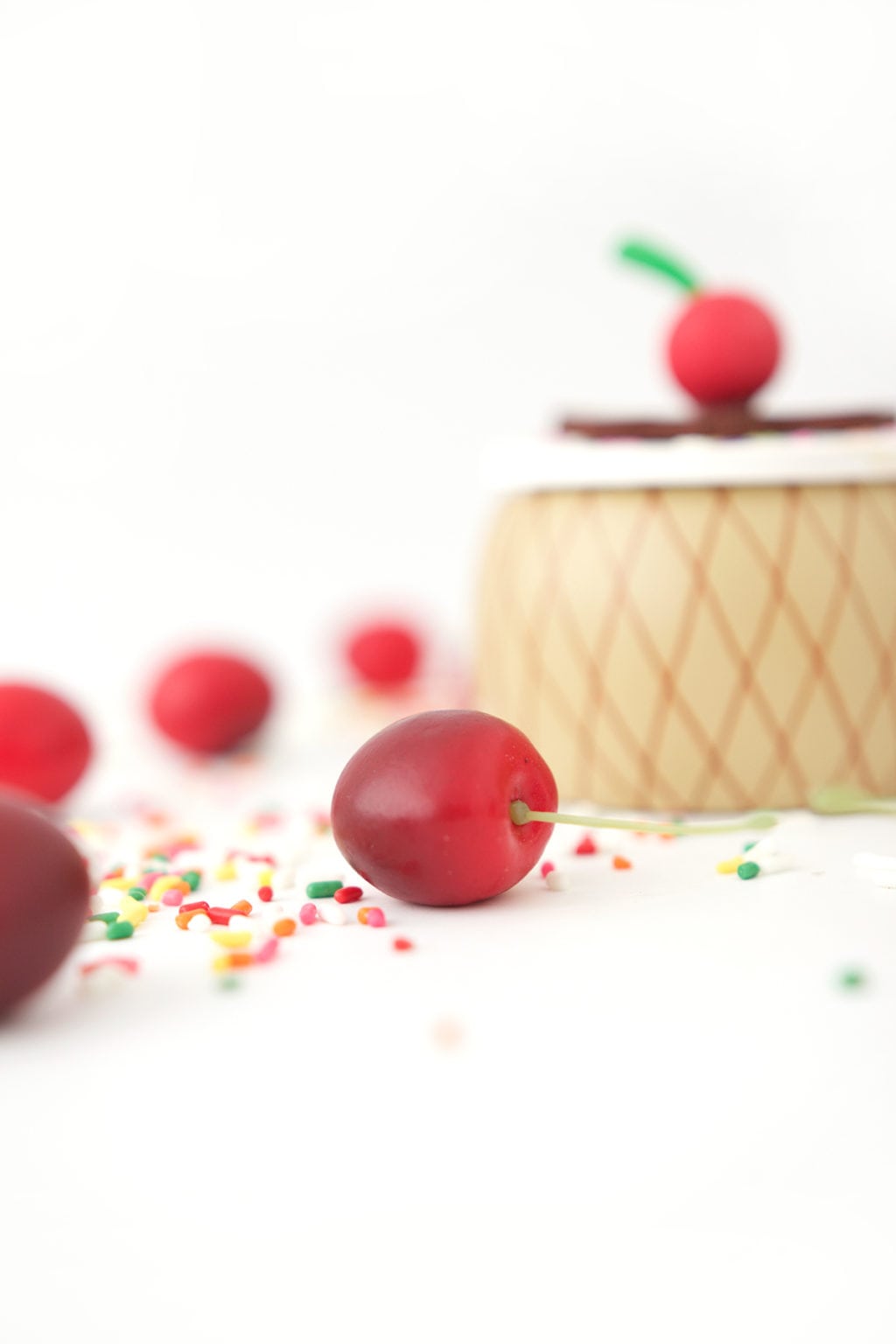 DIY Ice Cream Cone Trinket Box Damask Love