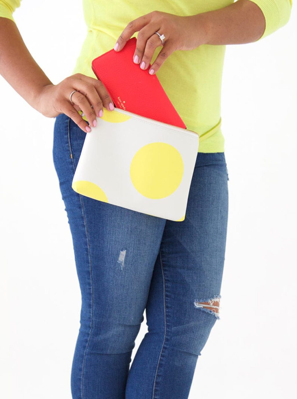 Modern Easy DIY Fanny Pack Damask Love