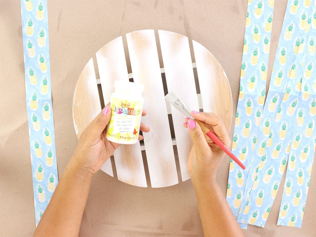 IKEA Hack Mini Picnic Table Damask Love