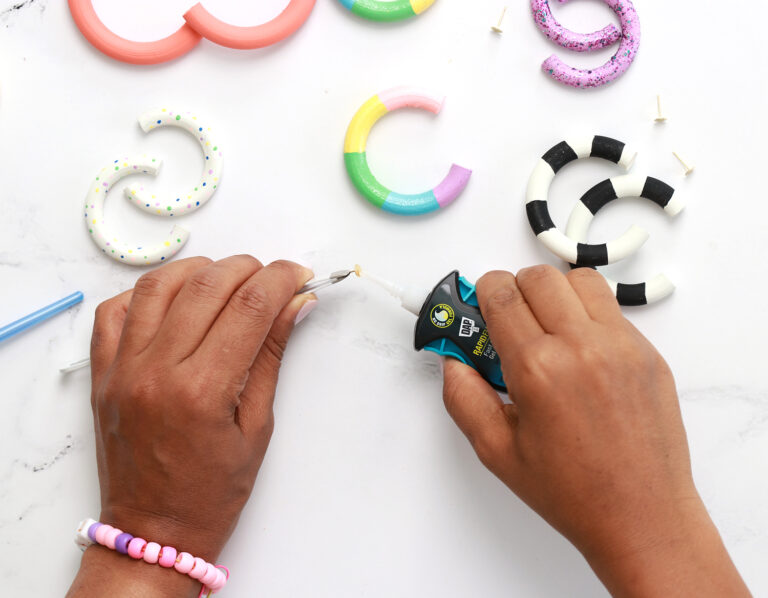 HOW TO MAKE HOOP EARRINGS THE BEST GLUE FOR EARRINGS Damask Love