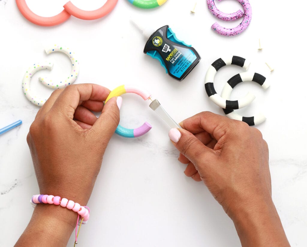 HOW TO MAKE HOOP EARRINGS THE BEST GLUE FOR EARRINGS Damask Love