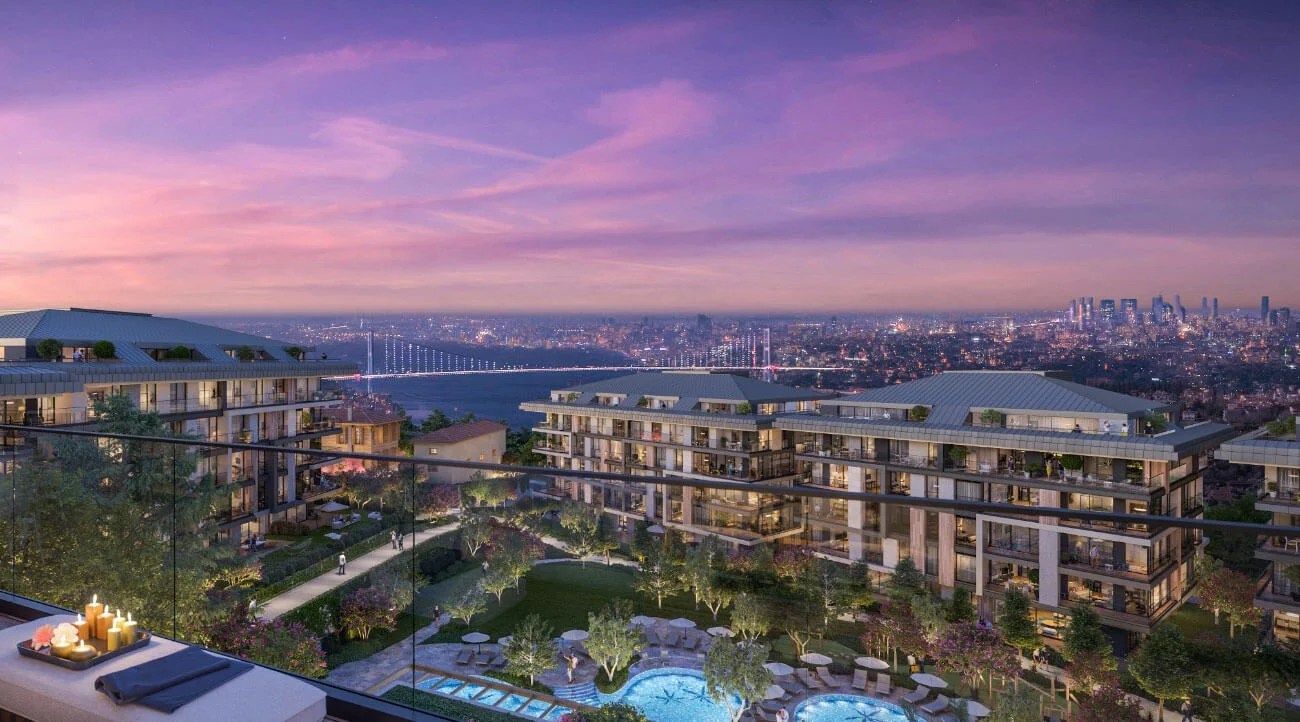 Apartments for sale in Üsküdar Istanbul DS461 DAMAS TURK Real Estate