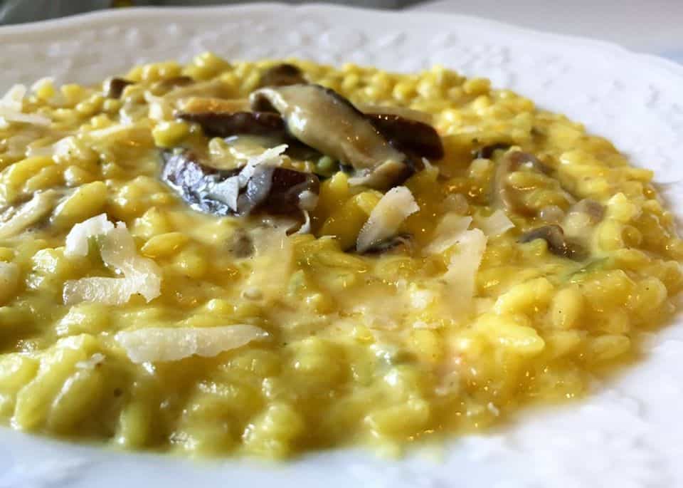 Wild Mushroom Risotto Damiani Sicilian Fine Dining