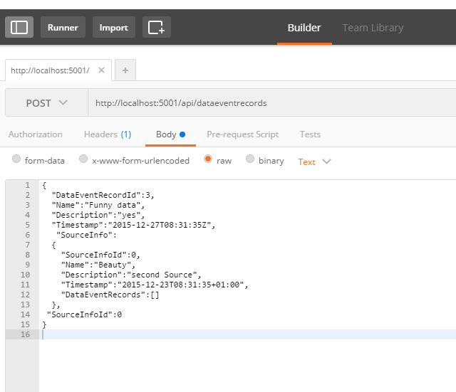 Docker compose with Core, EF Core and the PostgreSQL image