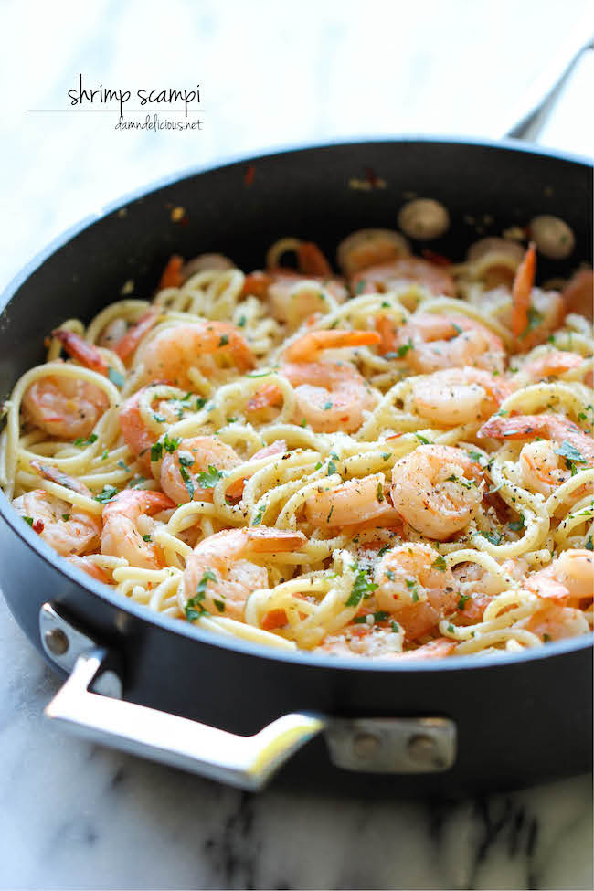 Shrimp Scampi Damn Delicious