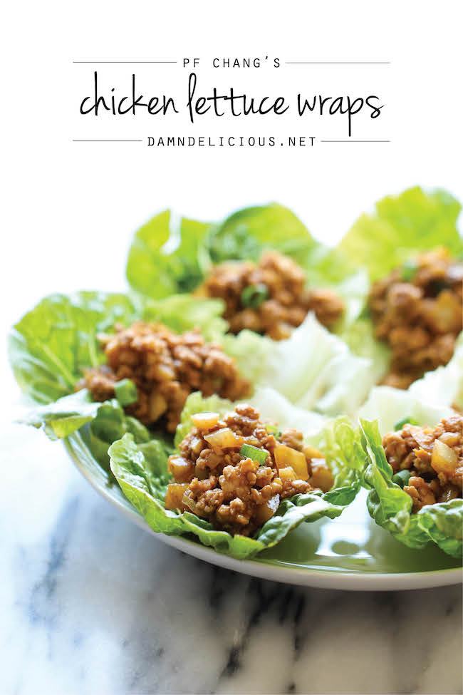 PF Chang's Chicken Lettuce Wraps Damn Delicious