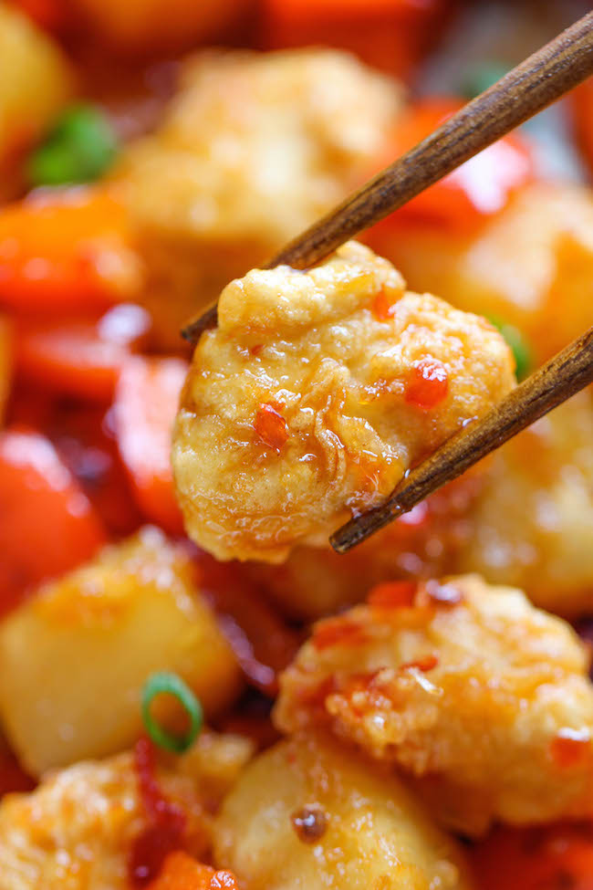 Panda Express Sweet Fire Chicken Copycat Damn Delicious