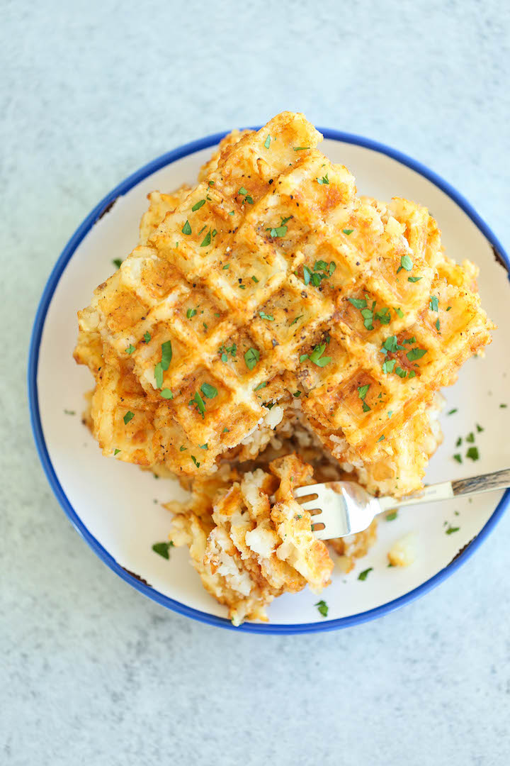 Tater Tot Waffles Damn Delicious