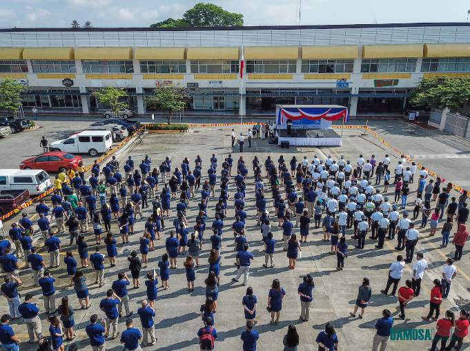 Philippine flag Icon of freedom to Damosa Land, Inc