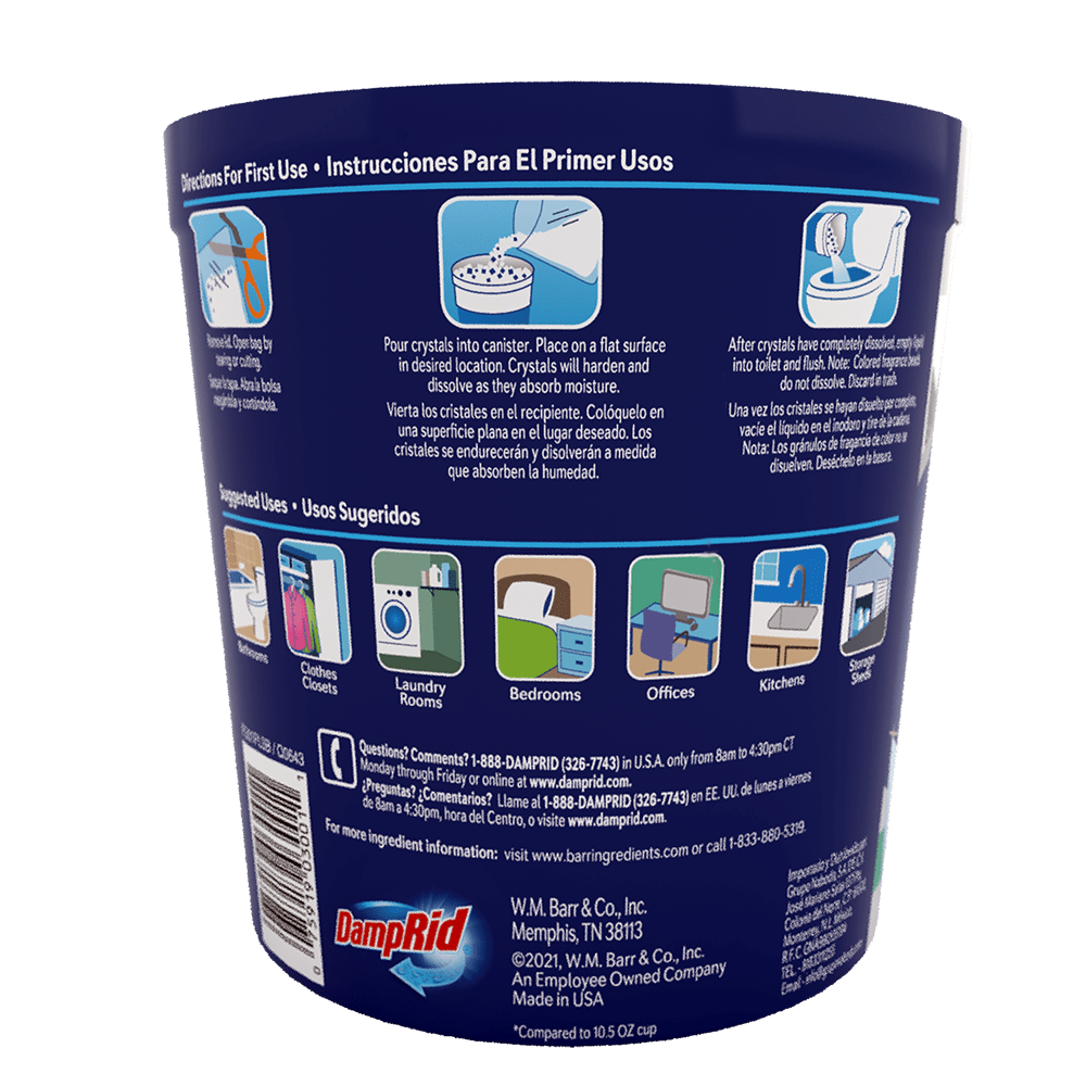 Refillable Moisture Absorber Pure Linen 11 oz. Tub DampRid