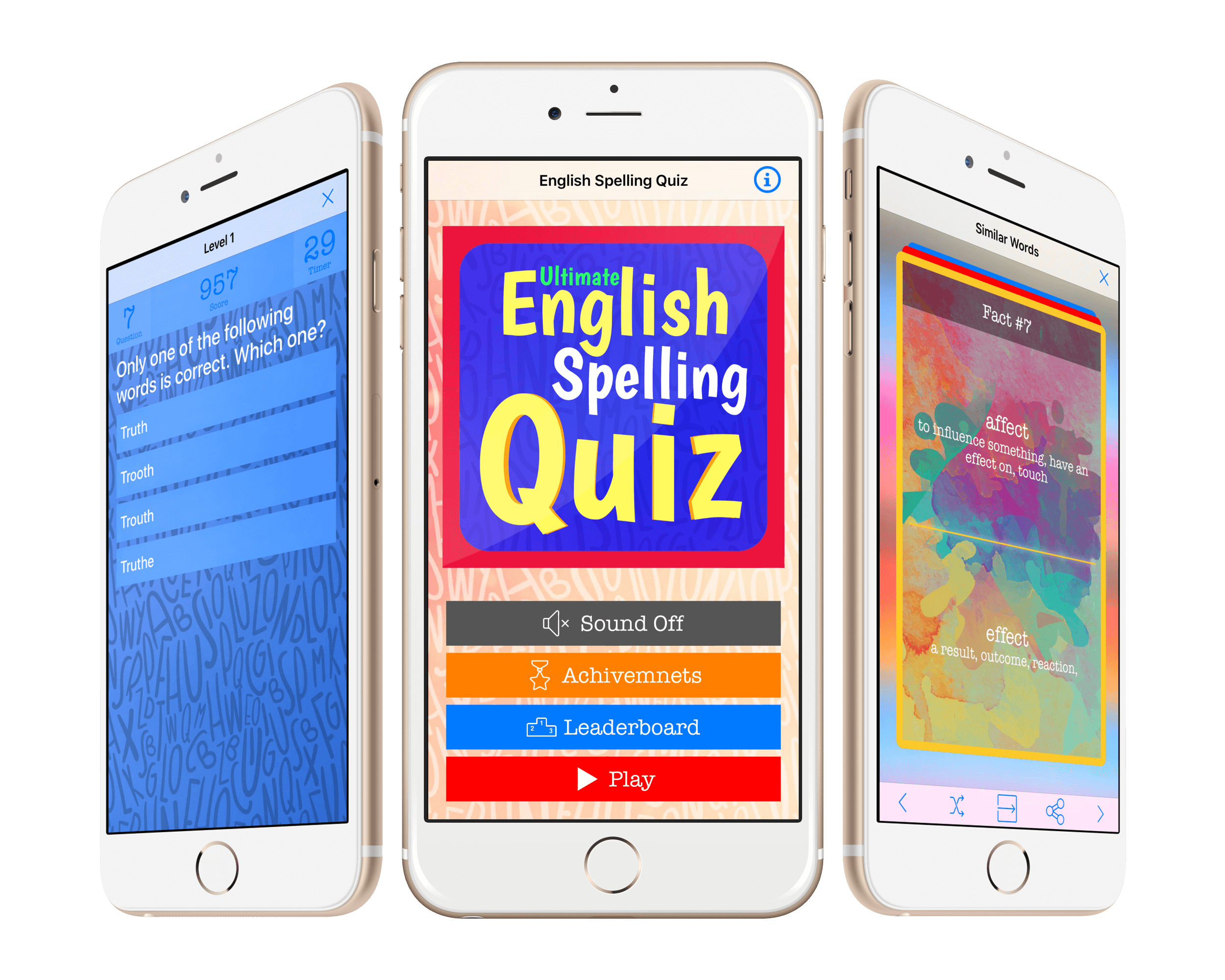 Ultimate English Spelling Quiz DamTech Designs