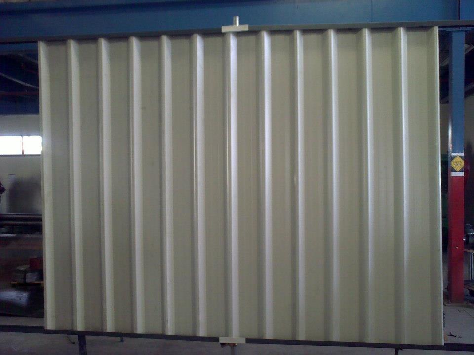 Corrugated Sheet Metal Fence