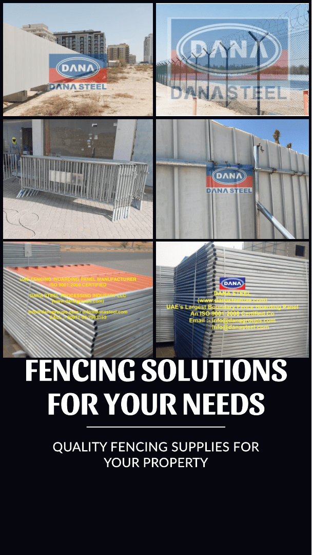 Fencing Supplier UAE Corrugated Steel Sheet Shinko fence