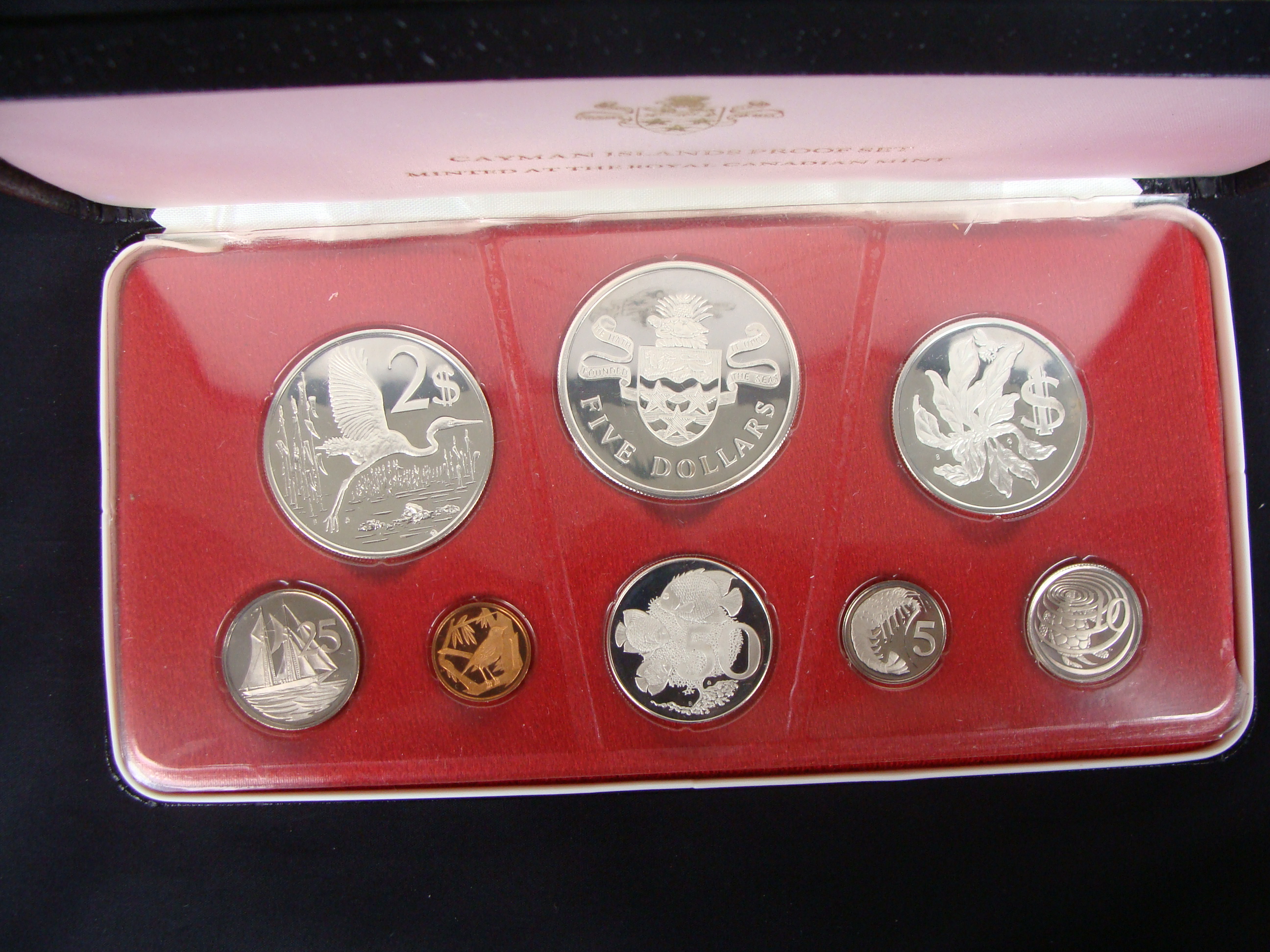 Lot Detail 1974 Cayman Islands Silver Proof Set Canadian Mint Set of 3