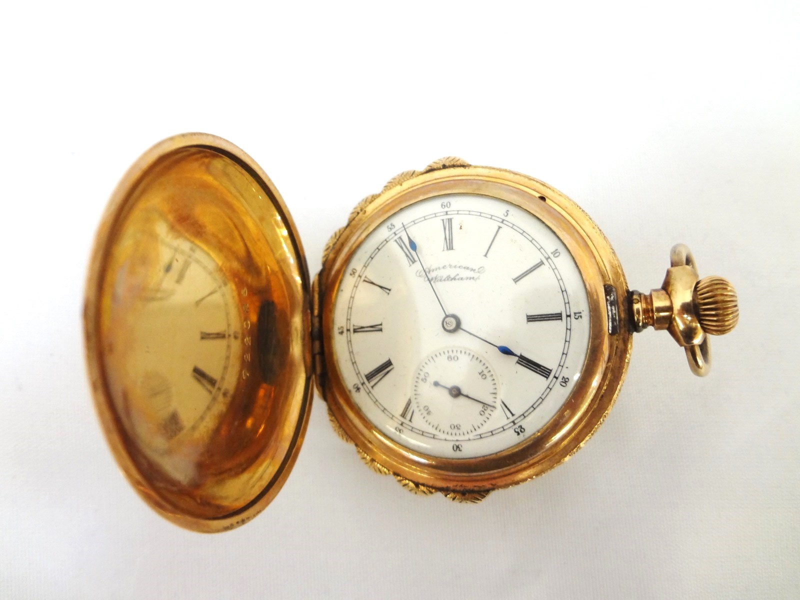 Lot Detail 14k Gold Waltham Pocket Watch 7 Jewels 1890