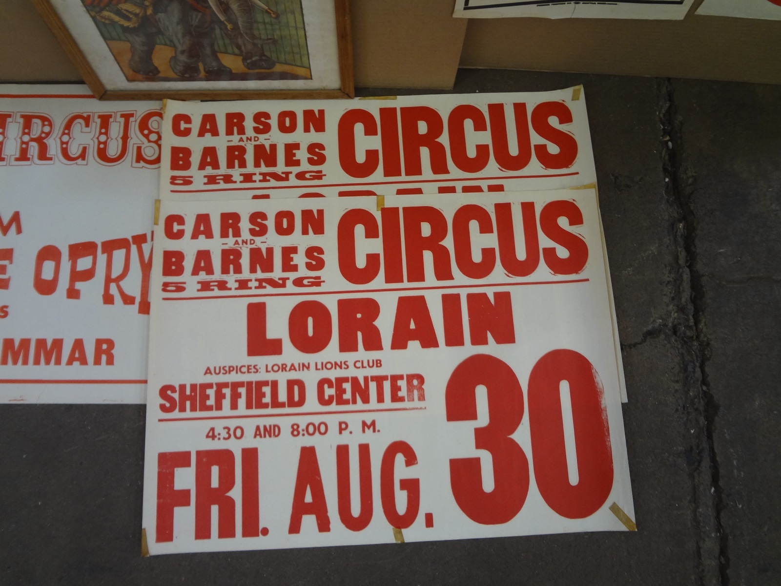Lot Detail 13 Various Circus Poster Lot This lot includes 13 excellent circus posters